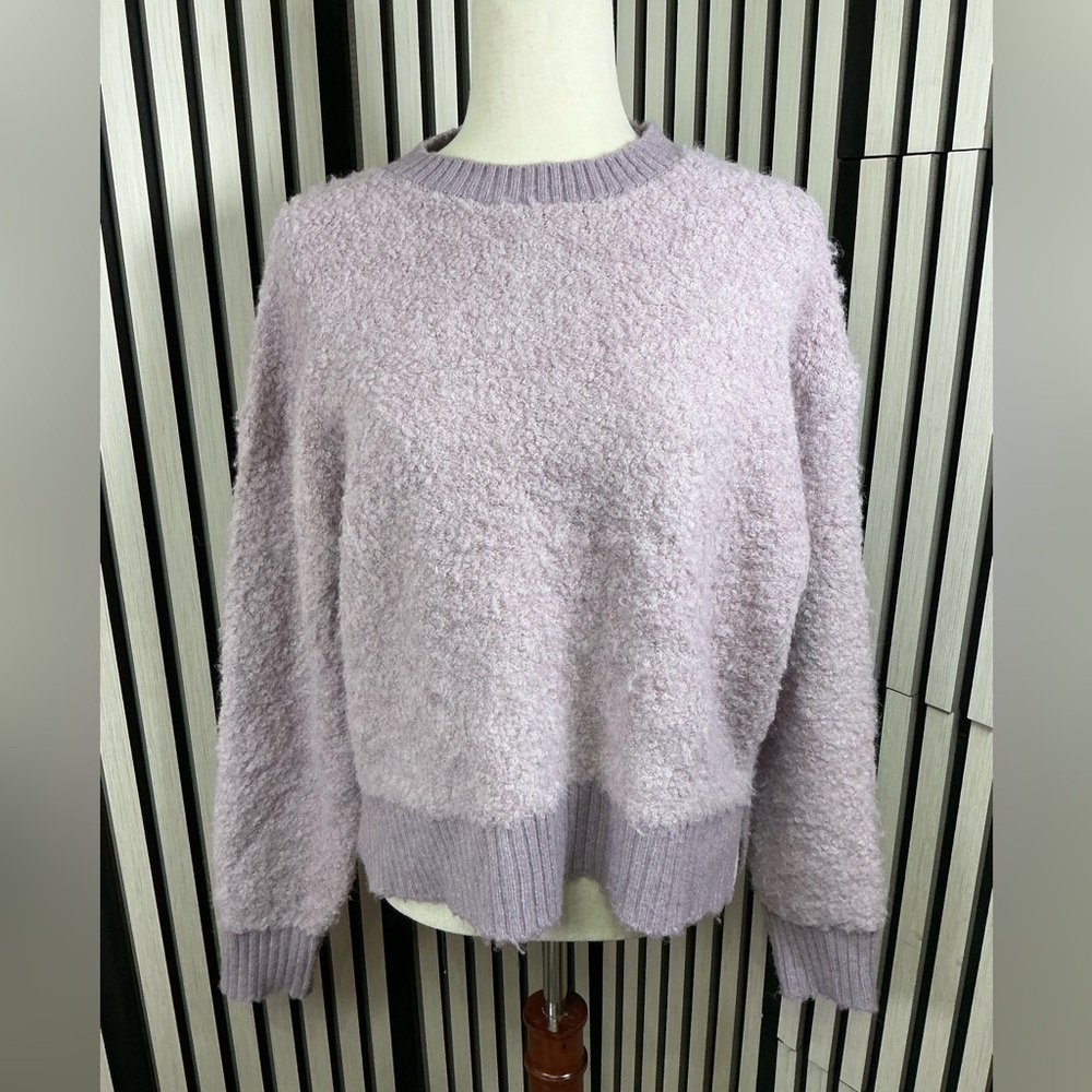 Lavender Cozy Women's Sweater, Sz L